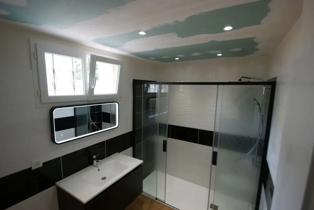 création de salle de bain